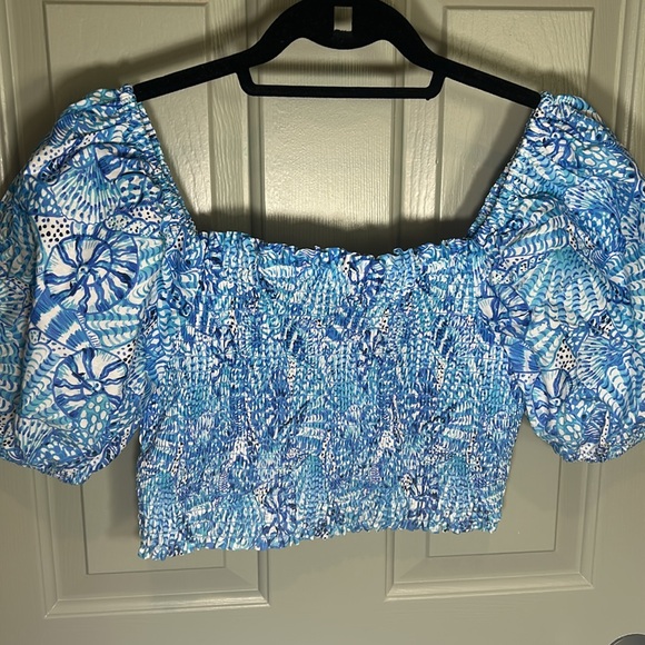 Lilly Pulitzer NWT Aston Maxi Set Amalfi Blue Size M - Picture 5 of 6